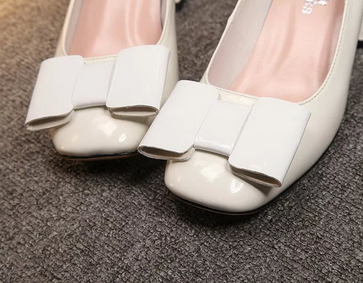 HERMES Shallow mouth Block heel Shoes Women--004